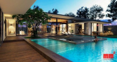 BIỆT THỰ 1000M2-1 tầng, có hồ bơi