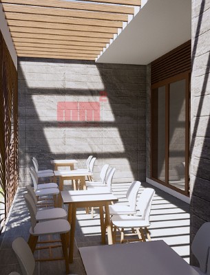 NHÀ Ở KẾT HỢP CAFE AMI HOUSE- 2 tầng mặt tiền 15m - EN
