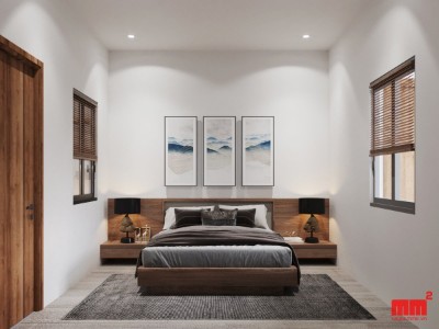 HOA CÚC HOUSE - mặt tiền 5m, phong cách hậu hiện đại.