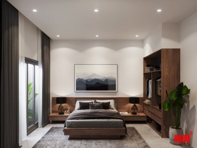 HOA CÚC HOUSE - mặt tiền 5m, phong cách hậu hiện đại.