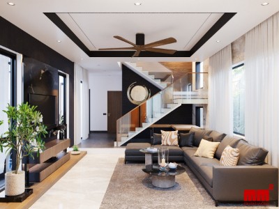LÊ THƯỜNG HOUSE, biệt thự phố ánh sáng chan hòa không gian trong nhà