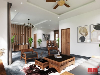 NHÀ CẤP 4 phong cách tân cổ quen thuộc