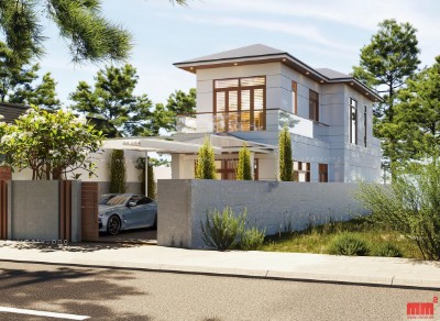 Biệt thự phong cách tân cổ, 2 tầng, mặt tiền 10m - EN