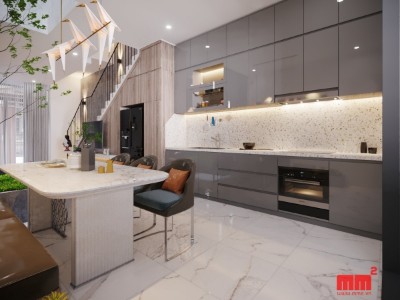 Nhà phố , mặt tiền 5m - EN
