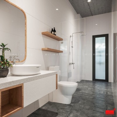 NHÀ PHỐ HƯỚNG TÂY, có gác lửng, nội thất mộc mạc