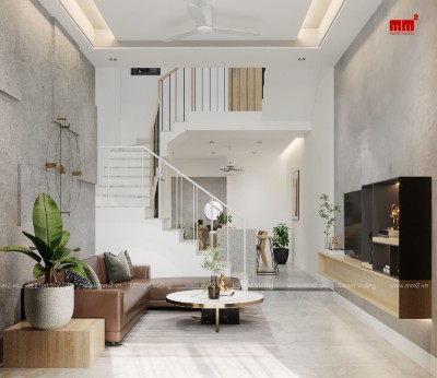 Nhà phố hẹp ngang 4m
