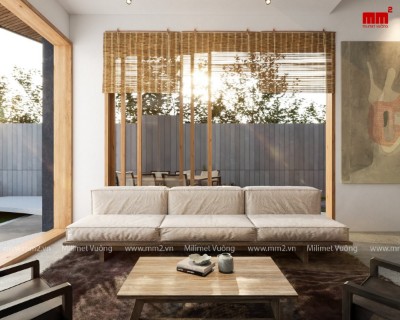 Phong house mặt tiền 10m, nhà ở nghỉ dưỡng  với hồ bơi nhỏ và sân vườn