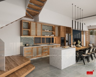 Phong house mặt tiền 10m, nhà ở nghỉ dưỡng  với hồ bơi nhỏ và sân vườn