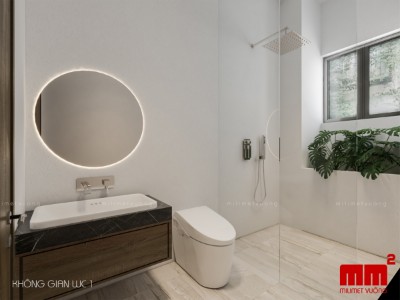 Nhà phố 2 tầng mặt tiền 5m, 2 tầng với 3 phòng ngủ