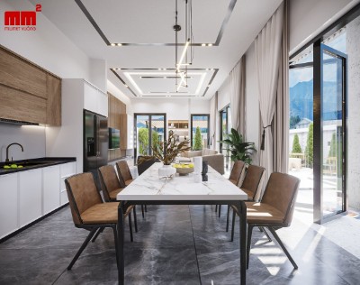 Quỳnh Anh House, mẫu nhà phố hiện đại có sân vườn