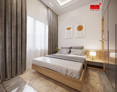 Quỳnh Anh House, mẫu nhà phố hiện đại có sân vườn