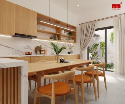 Laly house - 3 phòng ngủ, thiết kế nhẹ nhàng mặt tiền 5m