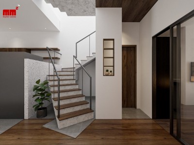 Trinh's House - Thiết kế nhà phố 2 tầng ấn tượng, đẹp mê