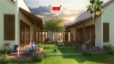 Hue's House - Thiết kế nhà cấp 4 theo phong cách Spanish ấn tượng