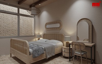 Bảo House - Mẫu nhà phố 2 tầng mang phong cách Vintage