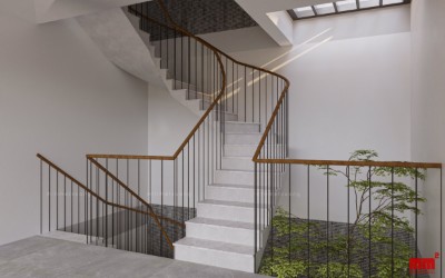 Hảo Võ House - Thiết kế nhà phố 2 mặt tiền đẹp, ấn tượng