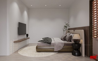 Hảo Võ House - Thiết kế nhà phố 2 mặt tiền đẹp, ấn tượng