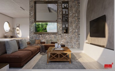Hảo Võ House - Thiết kế nhà phố 2 mặt tiền đẹp, ấn tượng