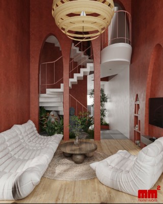 Lăng House - Mẫu nhà ở kết hợp văn phòng với thiết kế siêu 