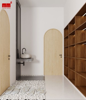 Dung House - Thiết kế nhà phố 3 tầng phong cách sáng tạo, cá tính