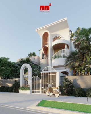 Thịnh House - Thiết kế nhà phố 3 tầng đẹp, sáng tạo tại Hội An