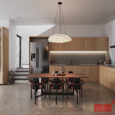 Nhà phố 2 tầng diện mạo độc đáo, ấn tượng - EN