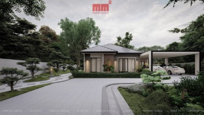 Nhà cấp 4 sân vườn kiểu Nhật độc đáo, thu hút