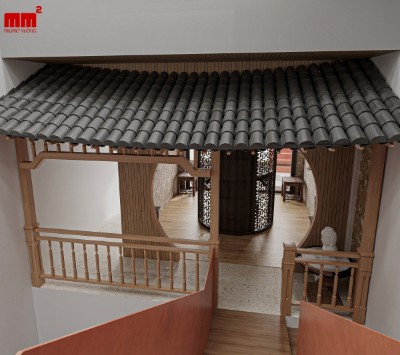 Đạt House - Ấn tượng với nét độc đáo trong mẫu nhà phố 3 tầng