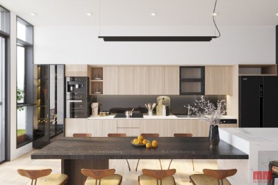 Minh House - Thiết kế nhà phố 3 tầng hiện đại, độc đáo
