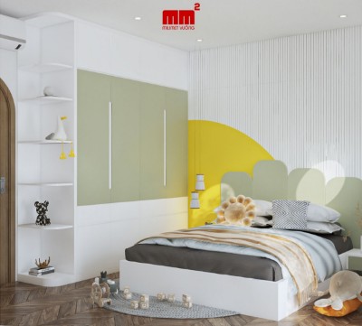 Toàn House - Mẫu nhà phố ấn tượng với kiến trúc của những đường cong
