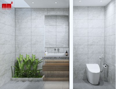 Toàn House - Mẫu nhà phố ấn tượng với kiến trúc của những đường cong