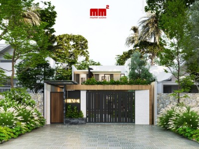 Hiếu House - Nhà phố đẹp với không gian xanh ấn tượng