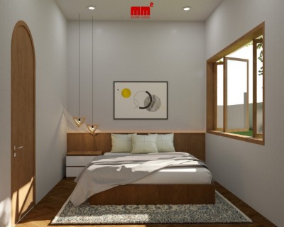 Viễn House - Thiết kế nhà cấp 4 gác lửng phong cách truyền thống
