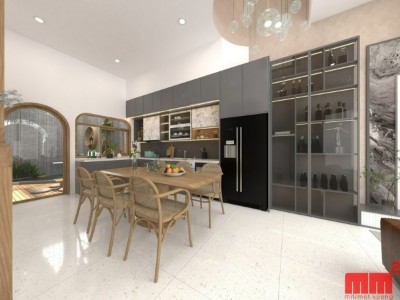Phương House - Mẫu nhà phố 3 tầng phong cách ấn tượng
