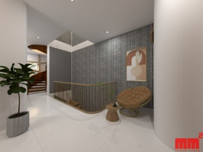 Phương House - Mẫu nhà phố 3 tầng phong cách ấn tượng