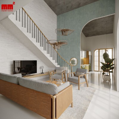 Ly House - Design a house with gentle color tones