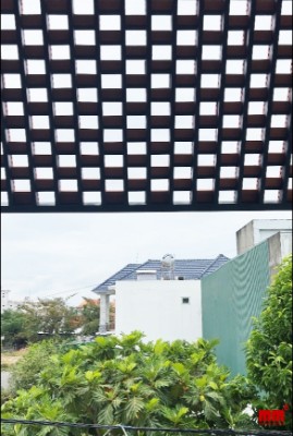 Quý House - Điểm nhấn lam chắn nắng trong thiết kế nhà phố