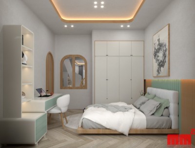 Hiếu Thảo House - Mẫu nhà phố ấn tượng cùng đường cong bắt mắt - EN