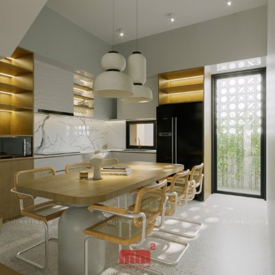 Vinh House - Thiết kế nhà phố ấn tượng với hệ cầu thang bên ngoài