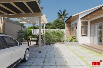Tiến House - Thiết kế nhà cấp 4 sân vườn đẹp mắt, tiện nghi - EN