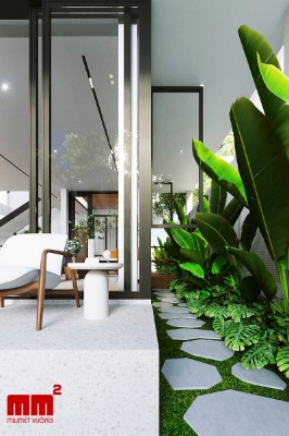 Dũng House - Nhà phố có sân vườn và sân thượng cực chill