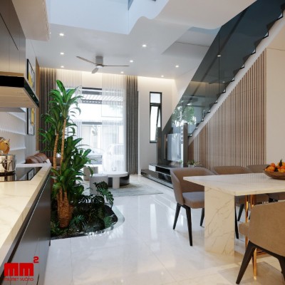 Công House - Đơn giản nhưng vẫn đầy ấn tượng với mẫu nhà phố 2 tầng