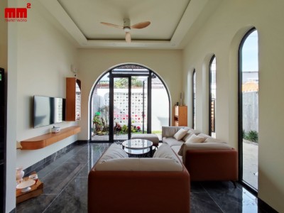 Quang Anh House - Nhà cấp 4 sân vườn, hồ cá, phòng tập yoga
