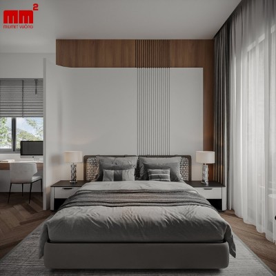 Linh House - Thiết kề nhà phố 2,5 tầng ấn tượng năm 2024