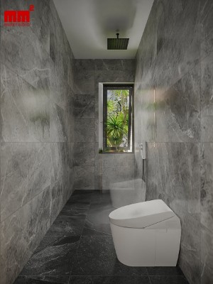 Linh House - Thiết kề nhà phố 2,5 tầng ấn tượng năm 2024