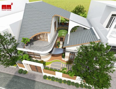 Liên House - Nhà phố độc đáo với lối không gian mở ấn tượng