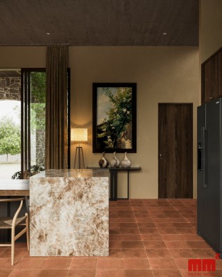 Hưng House - Thiết kế nhà phố phong cách Địa Trung Hải độc đáo