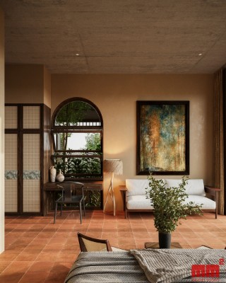 Hưng House - Thiết kế nhà phố phong cách Địa Trung Hải độc đáo