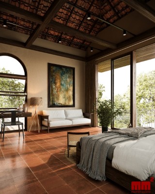 Hưng House - Thiết kế nhà phố phong cách Địa Trung Hải độc đáo