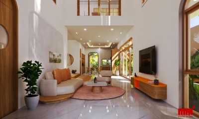 Khánh House - Thiết kế nhà phố có sân vườn, garage